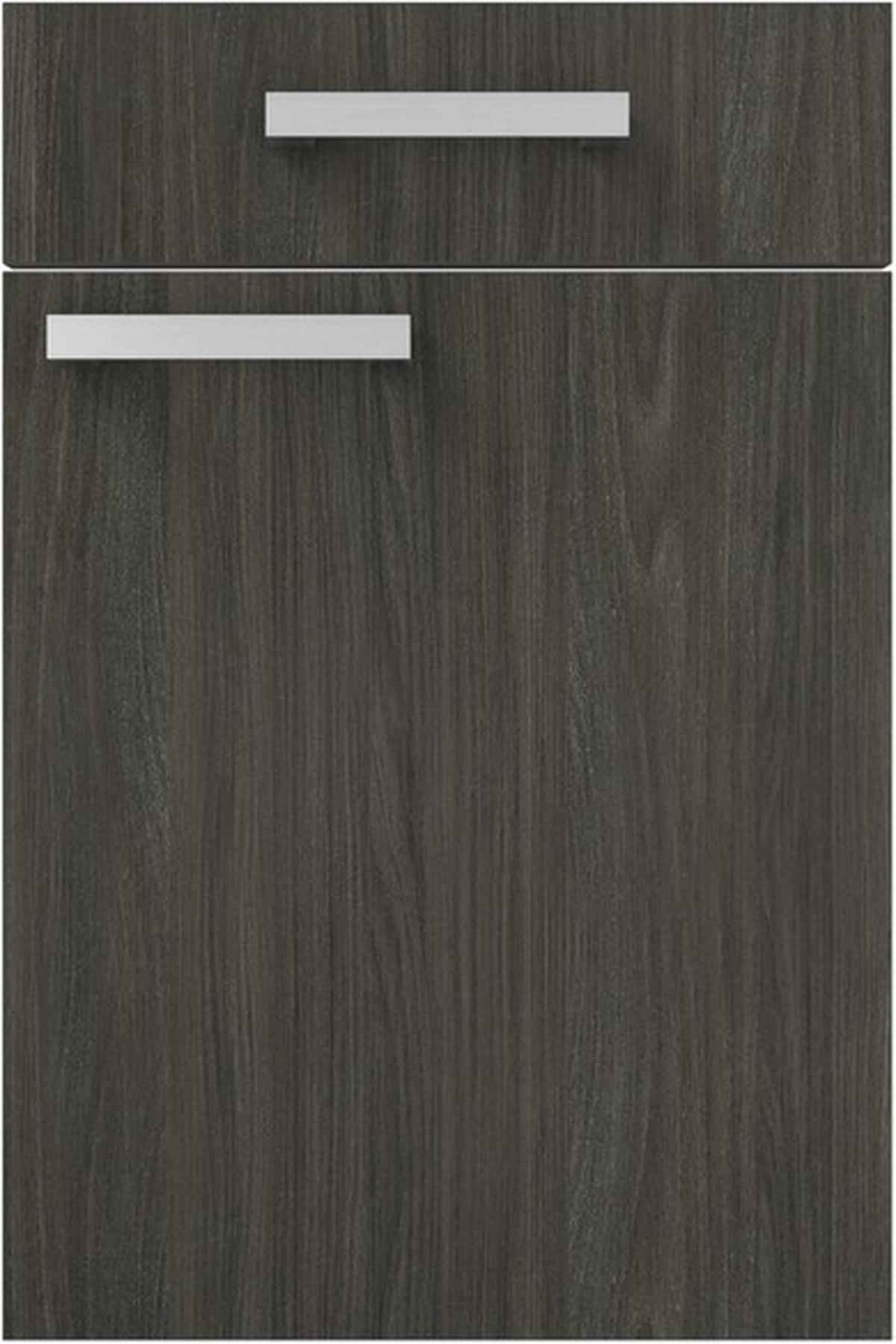 Eckküche Ip2200 Ohne Geräte 320x185 Cm Ulme Dekor - Ulmefarben/Graubraun, Basics (320/185cm)