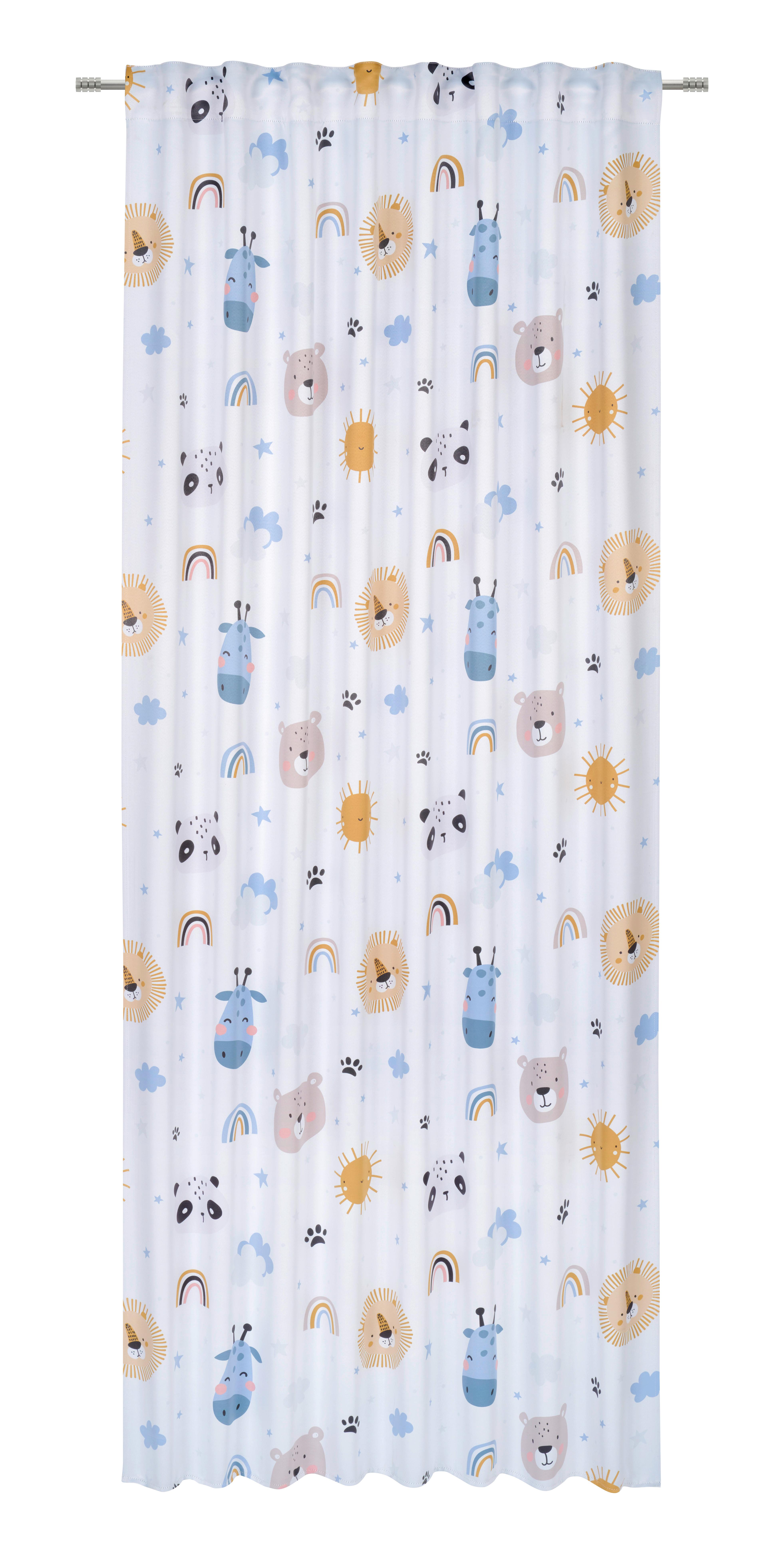 ZATEMŇOVACÍ ZÁVĚS Oscar, cca 135 x 245 cm - bílá, Konvenční, textil (135/245cm) - Mömax