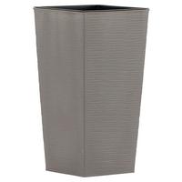 Pflanzentopf Grau B: 30 Cm - Grau, Basics, Kunststoff (30/57/30cm) - Siena Garden