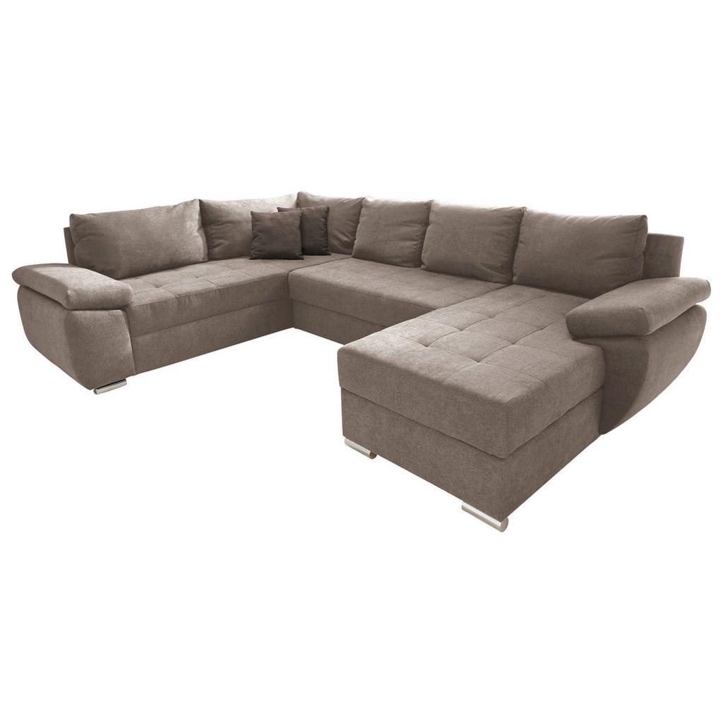 Wohnlandschaft Terana Mit Schlaffunktion, Taupe