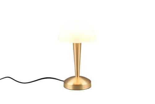 Tischleuchte R59561108 Canaria - Messingfarben/Weiß, Basics, Glas/Metall (15/26,5cm)