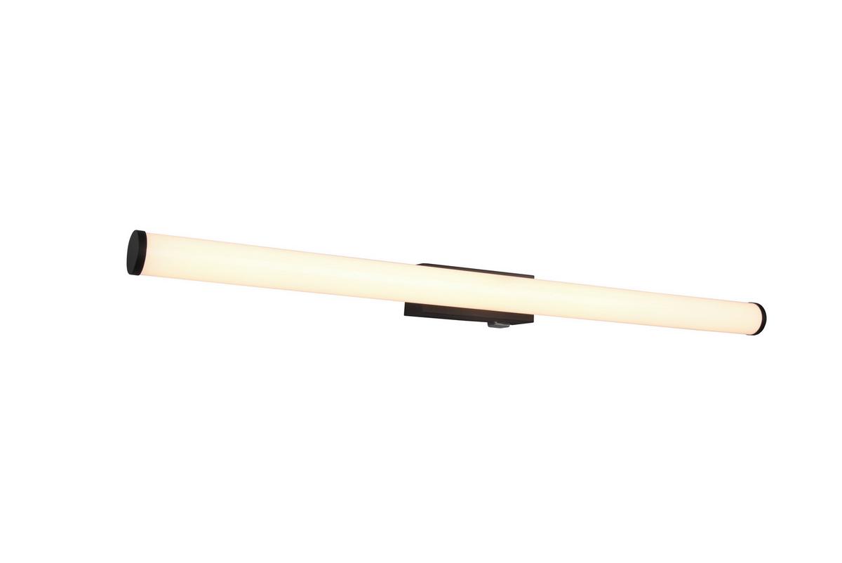 Led Bad-wandleuchte Mattimo Ip44 Warmweiß/tageslichtweiß - Schwarz/Weiß, Basics, Kunststoff/Metall (80/5,5cm) - Trio Leuchten