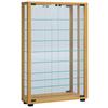 Hängevitrine Vitrosa Buchefarben B: 59 cm - Buchefarben/Schwarz, MODERN, Glas/Holzwerkstoff (59/91,3/18cm) - MID.YOU
