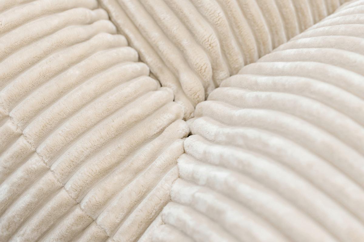 Sitzsack Nubo Cord beige, Indoor, B: 104cm - Beige, Basics, Textil (104/75/95cm)