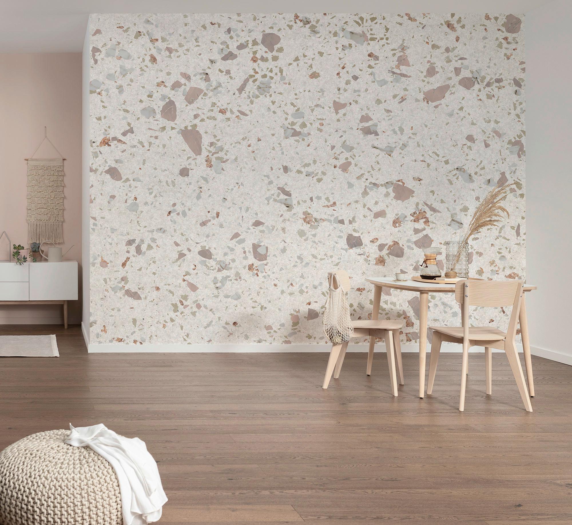 Vliestapete Tasteful Terrazzo - Multicolor, Basics (400/250cm) - Komar