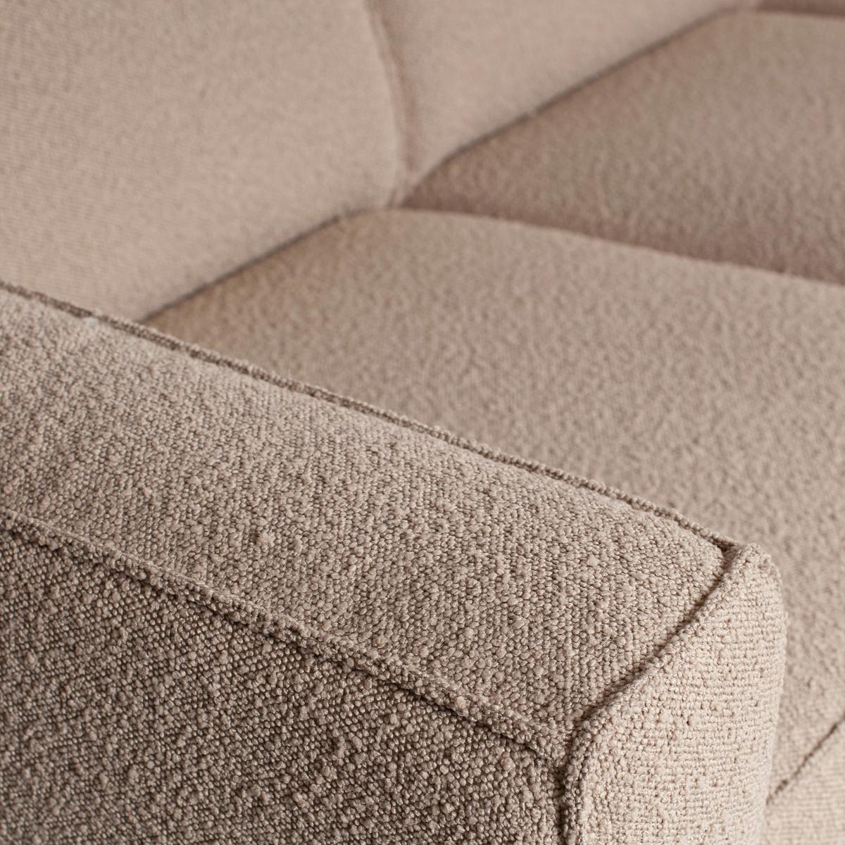 3-Sitzer-Sofa Statement Beige B: 230cm - Beige, Design, Textil (230/77/93cm) - Livetastic