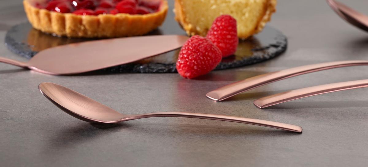 Besteckset 42-Teilig Avelino für 6 Personen - Bronzefarben, Trend, Metall (22cm) - Echtwerk
