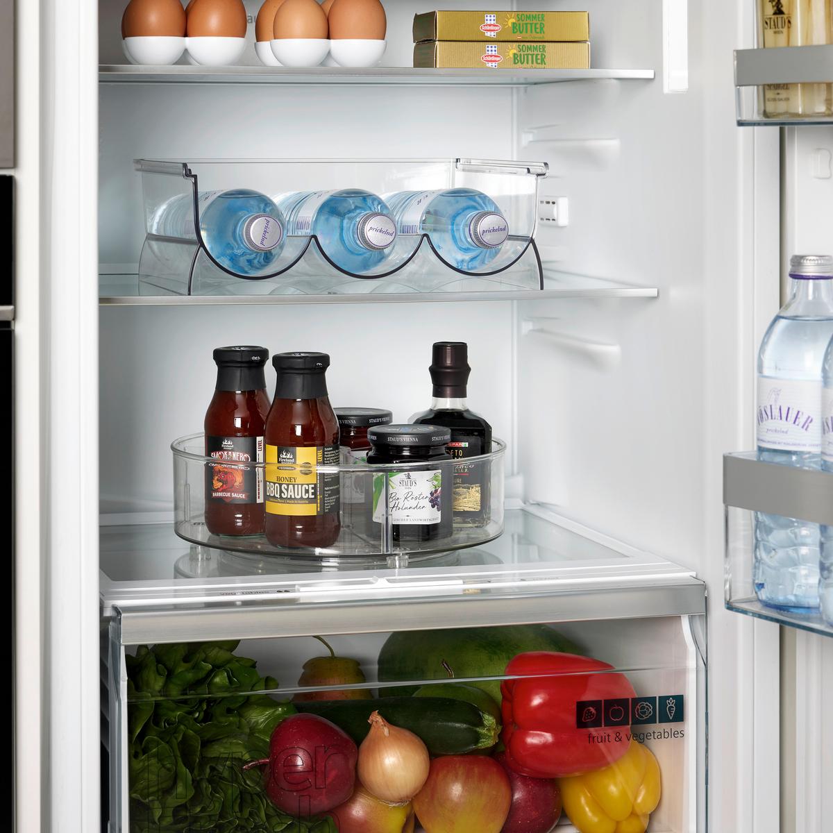 Otočný regál FRIDGE - priehľadné, Konventionell, plast (27/8,5cm) - Mömax