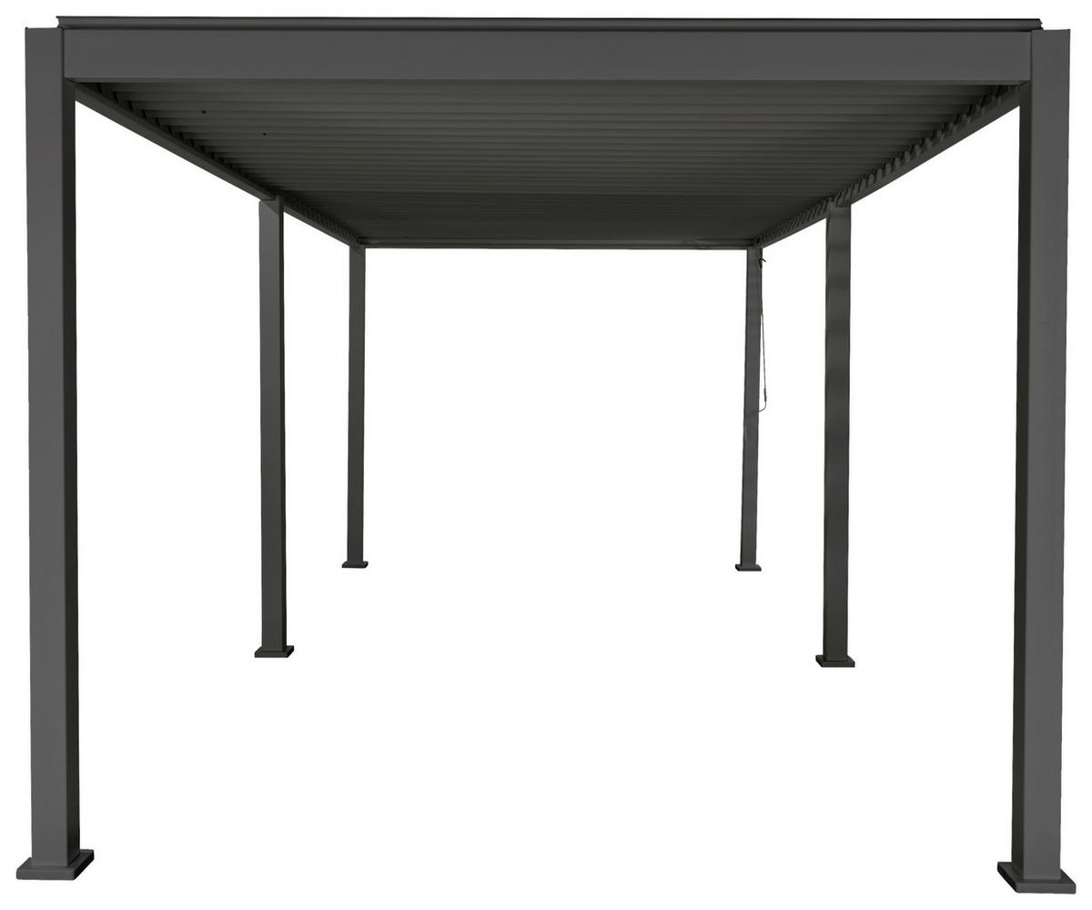 Pergola MIRADOR DELUXE 600X300CM - antracitová, Modern, kov (600/250/300cm) - Gardenson