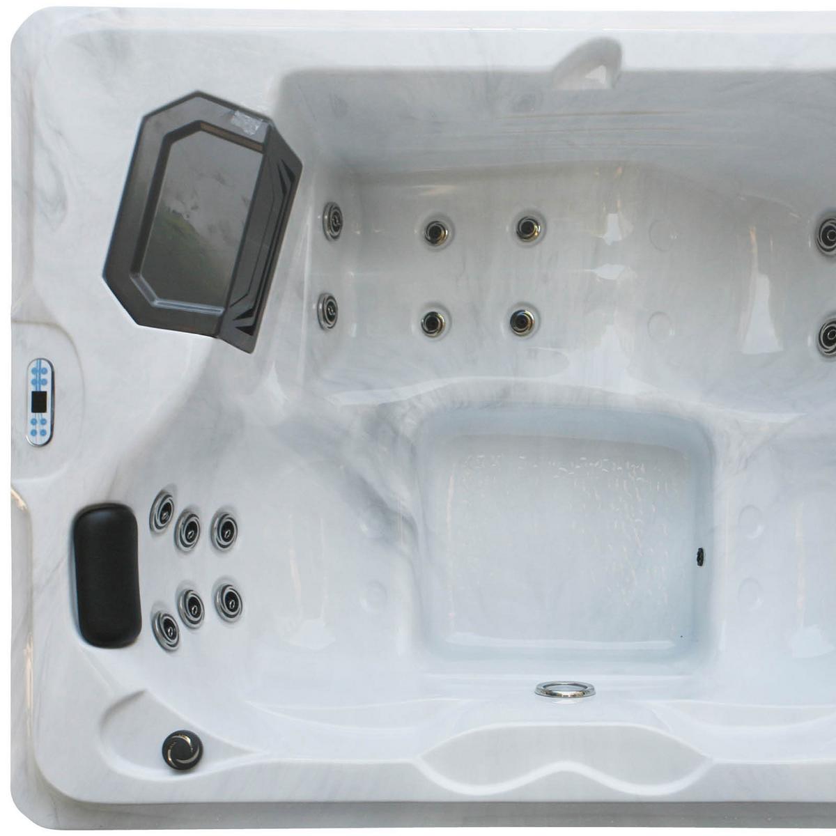 Whirlpool Kunststoff XXL1956 210x160x80 cm - Weiß, Basics, Kunststoff (160/210/80cm)