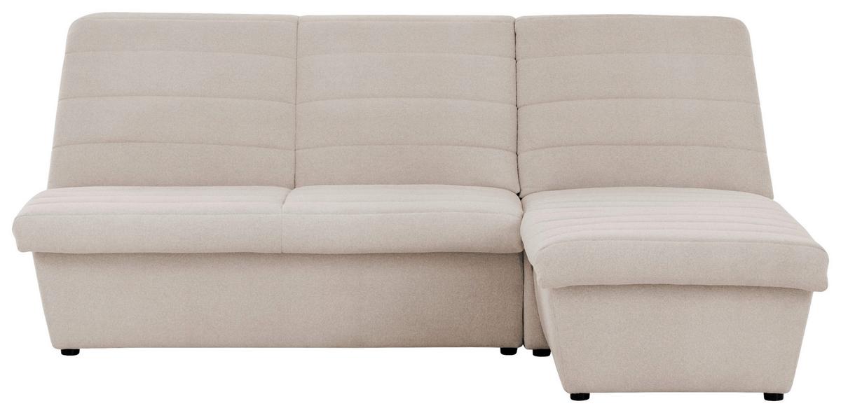 Ecksofa Looks Viii - Ecru/Schwarz, Design, Textil (214/168cm) - LOOKS by W.Joop