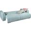 Schlafsofa Lazy 3Dl B: 250 cm - Pink/Hellgrau, Design, Holzwerkstoff/Textil (250/87/129cm) - Carryhome Schlafsofa Lazy 3Dl B: 250 cm - Pink/Hellgrau, Design, Holzwerkstoff/Textil (250/87/129cm) - Carryhome