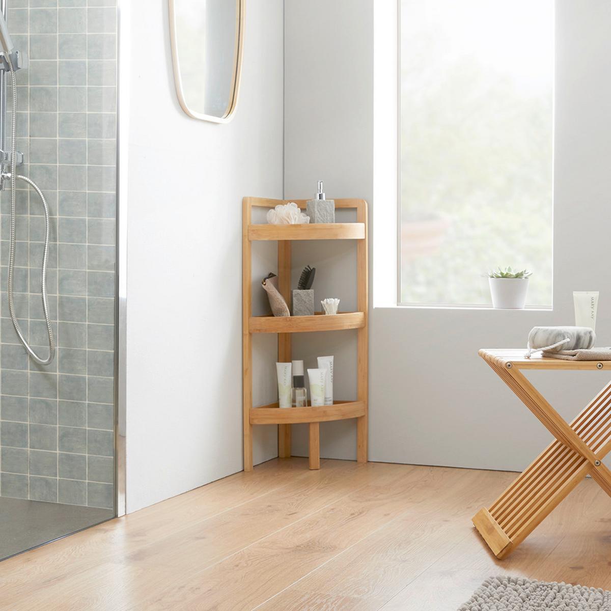 Regál BONNY přírodní barvy - přírodní barvy, Moderní, přírodní materiály (29/85/29cm) - P & B