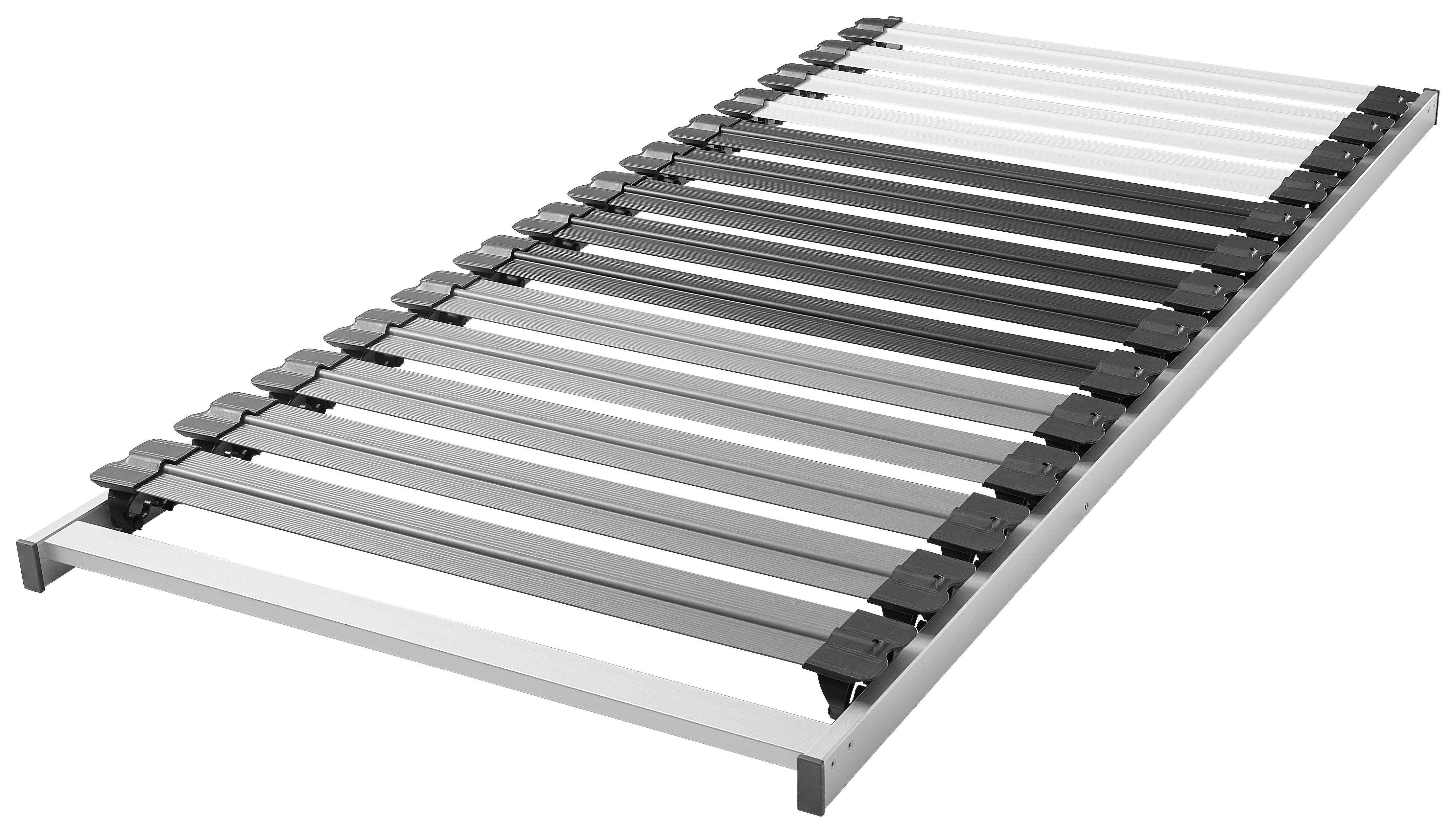 Lamelový Rošt Body Star 90x200 Cm - šedá/bílá, Basics, dřevo/plast (90/200cm) - BODY STAR classic