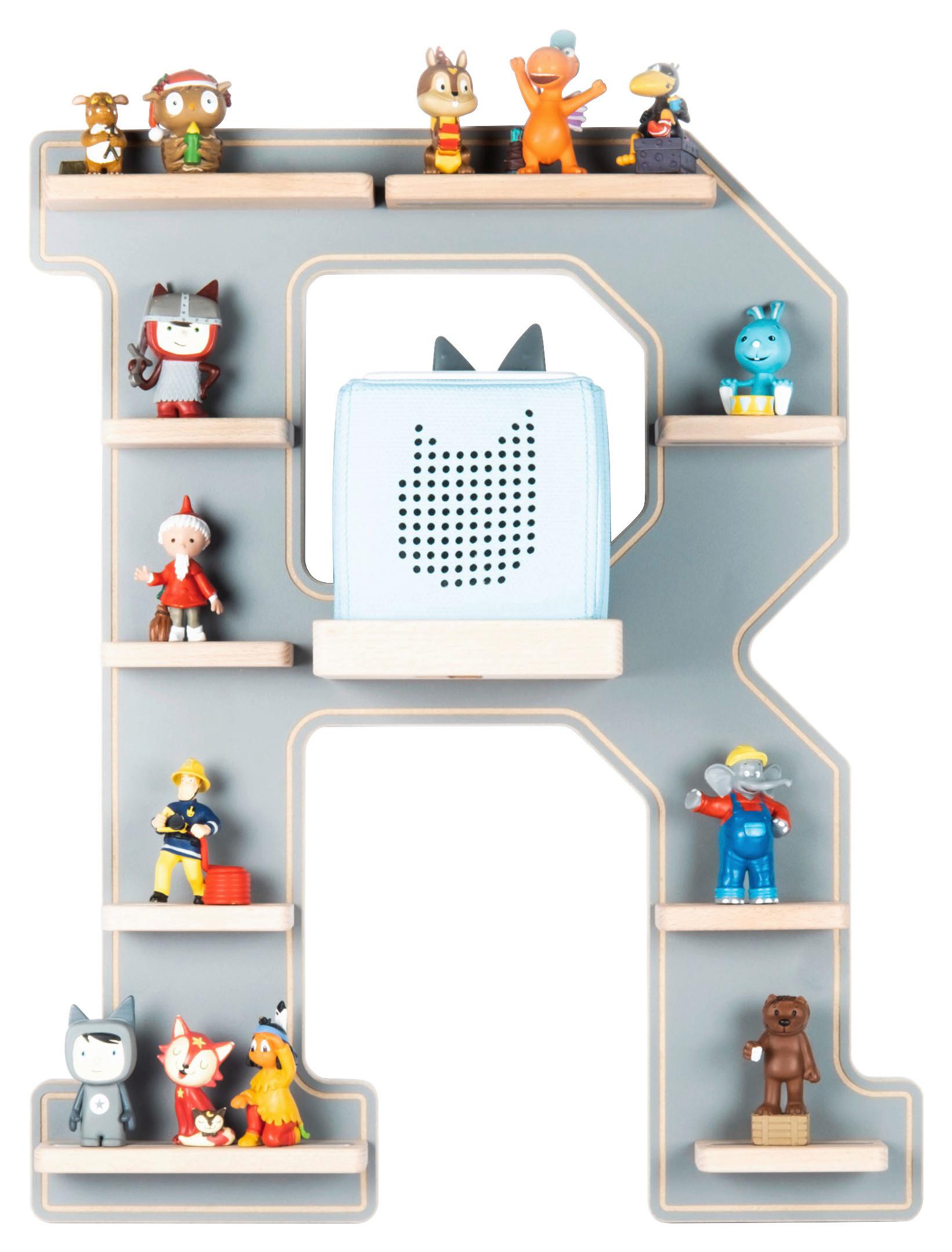 Kinderregal Boarti Grau B: 44 cm - Grau, MODERN, Holzwerkstoff (44/54/19cm) - MID.YOU