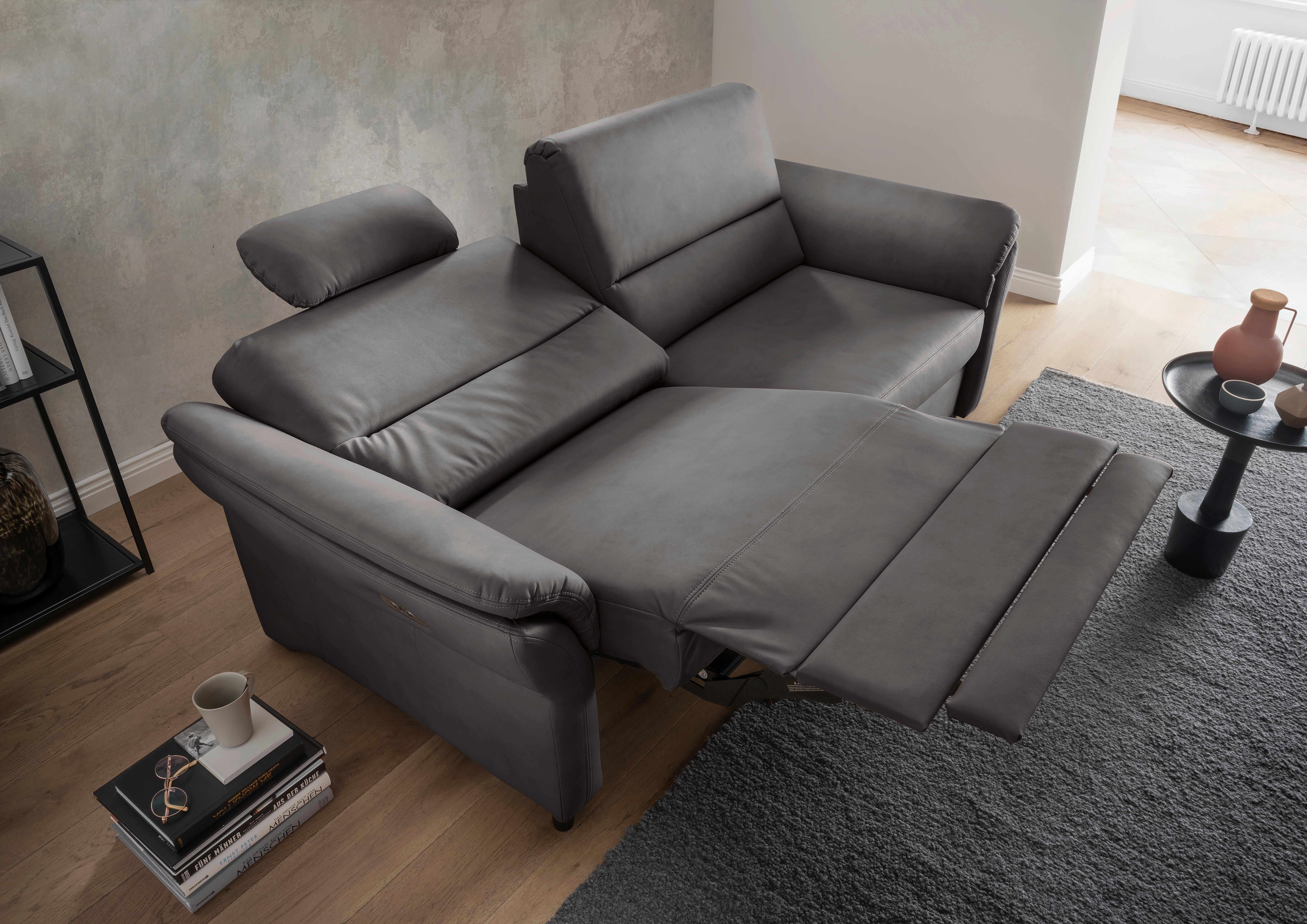 3-Sitzer-Sofa Cavoli, Anhrazit B: 192 cm - Anthrazit/Schwarz, MODERN, Textil (192/90/89cm) - Livetastic