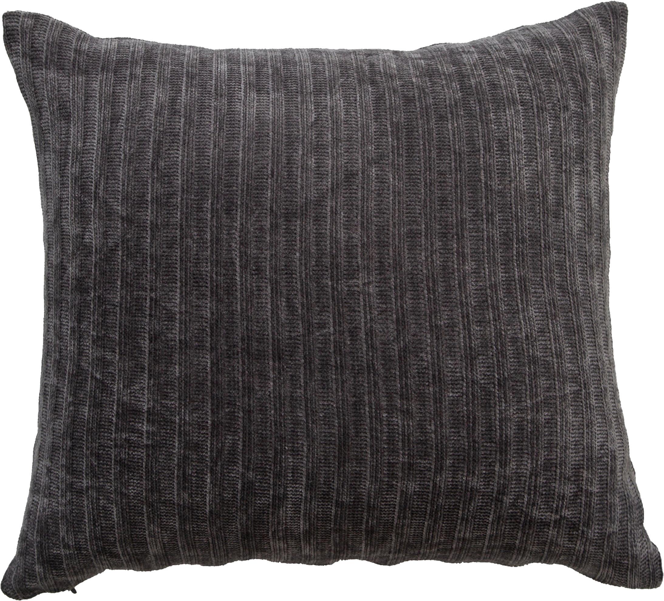 Zierkissen Antonella - Dunkelgrau, ROMANTIK / LANDHAUS, Textil (40/40cm) - James Wood