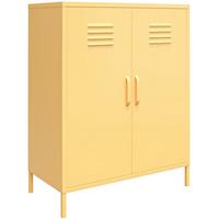 Highboard Cache Gelb B: 80cm - Gelb, Design, Metall (80/101/40cm) - MID.YOU