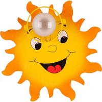 Kinderwandleuchte 5216108 Sonne3 1-Fl - Blau/Gelb, Basics, Holzwerkstoff/Kunststoff (23/16cm)