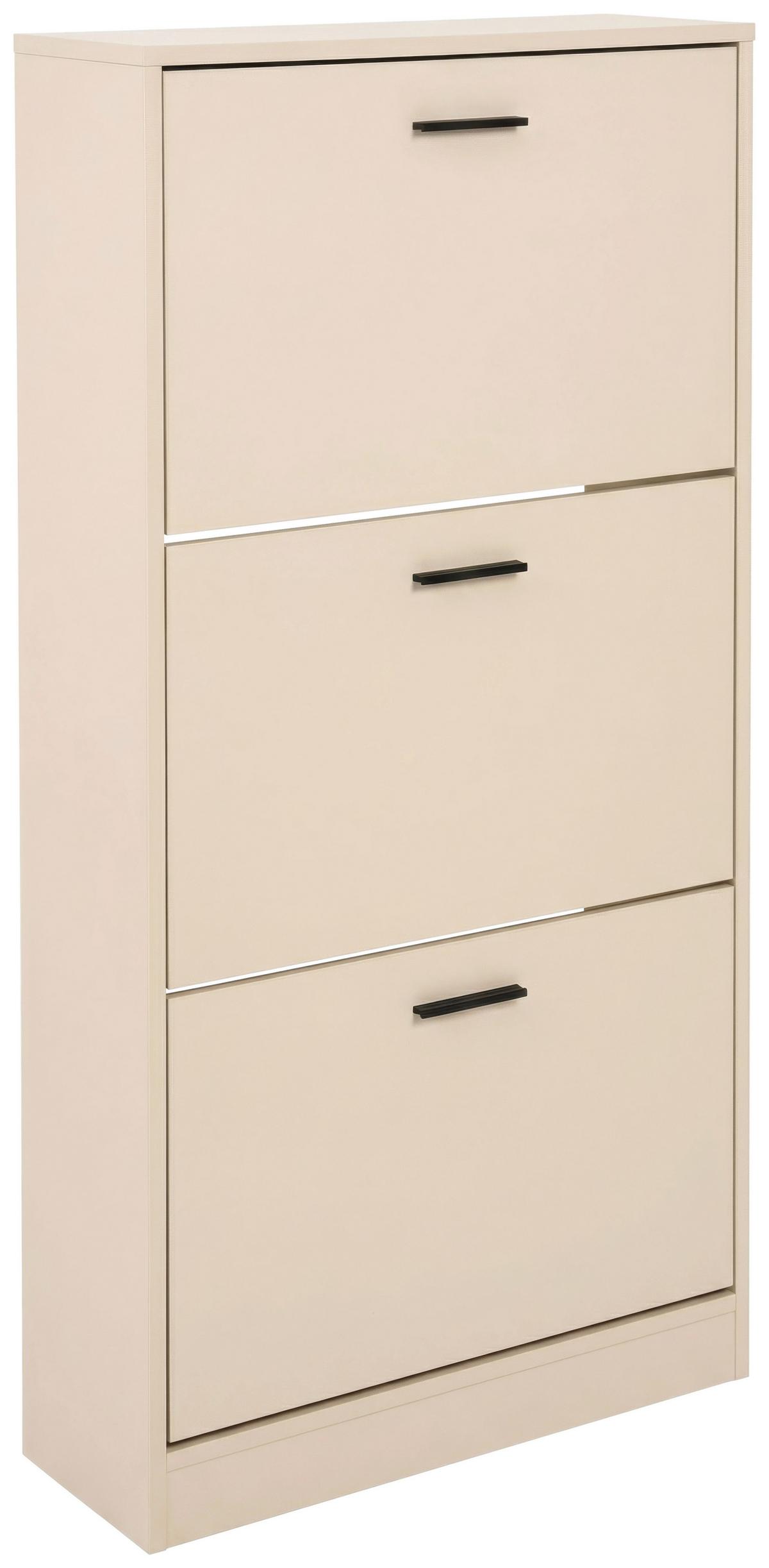 Schuhkipper Zwolle Beige B: 60 Cm - Beige, Trend, Holzwerkstoff (60/117/24cm)