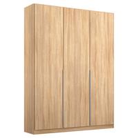 Drehtürenschrank 136cm Alabama, Sonoma Eiche Dekor - Sonoma Eiche, MODERN, Holzwerkstoff (136/229/54cm) - Rauch Möbel