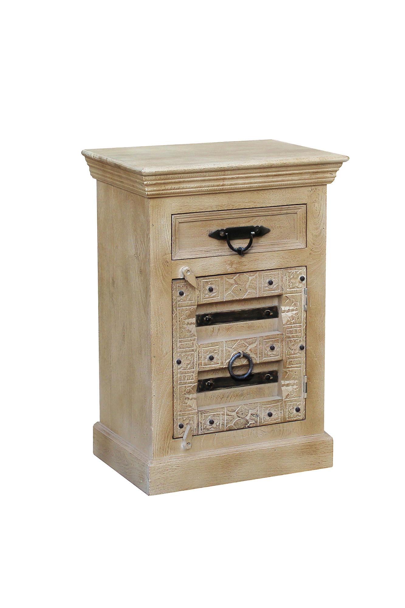 KOMMODE Naturfarben B: 50cm - Naturfarben, Design, Holz (50/72/35cm) - MID.YOU