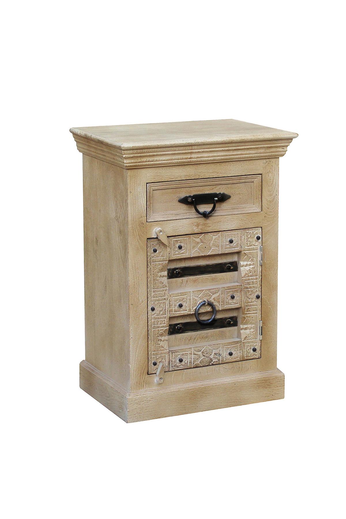 BADEZIMMER Mangolholz 5-teilig - Naturfarben, Basics, Holz - Livetastic