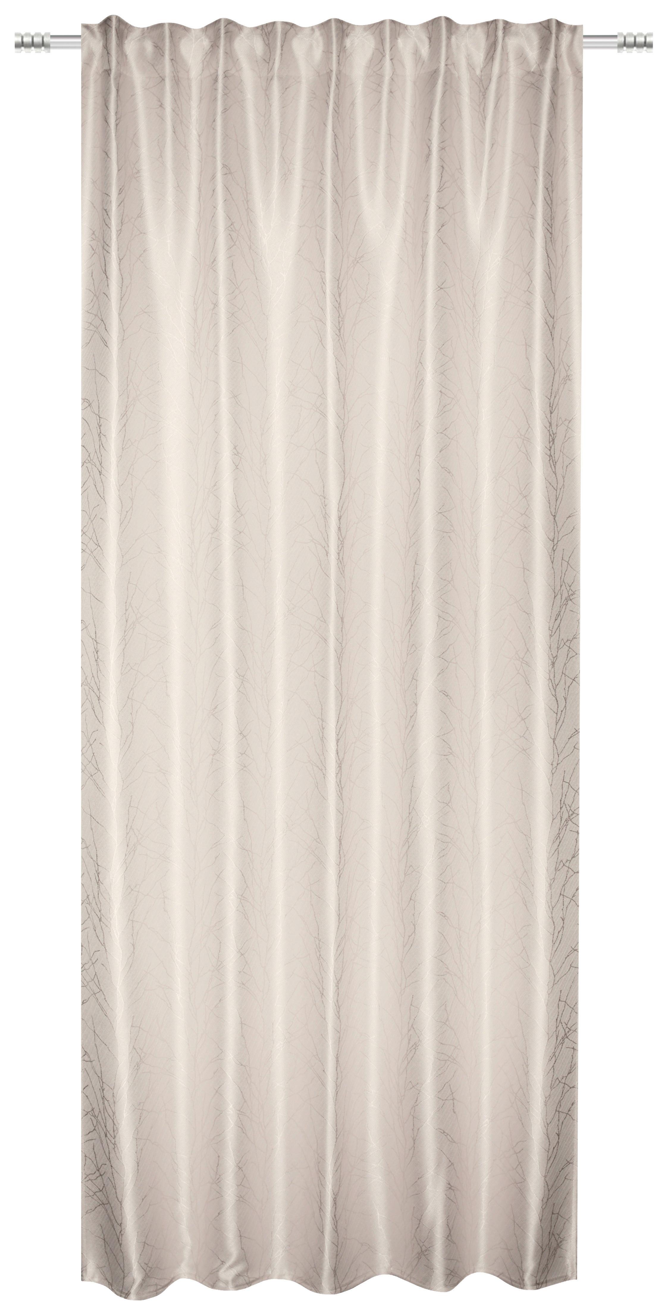 Fertigvorhang Neli - Naturfarben, MODERN, Textil (140/245cm) - Luca Bessoni