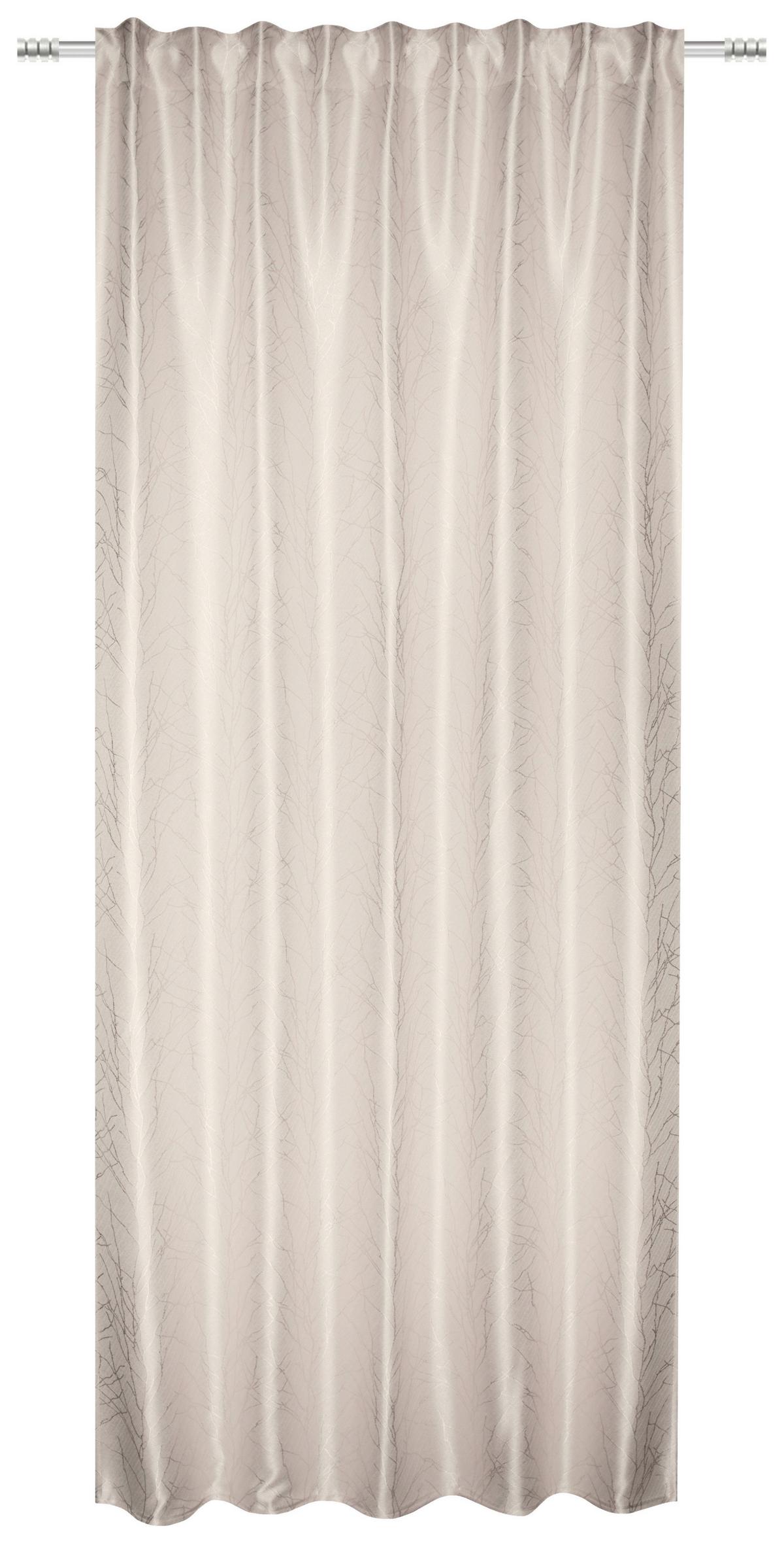 Fertigvorhang Neli - Naturfarben, MODERN, Textil (140/245cm) - Luca Bessoni