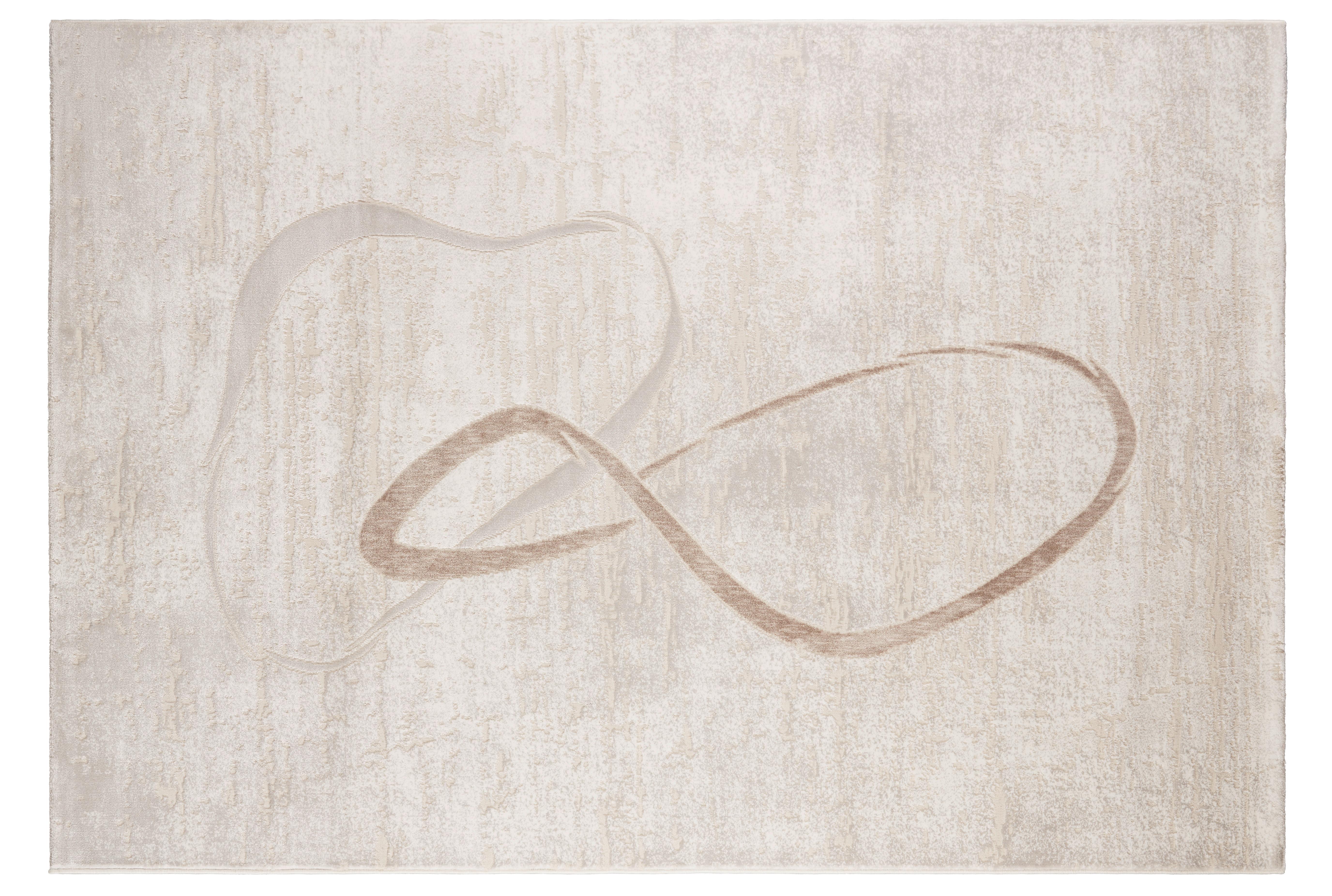 Webteppich Hellgrau Mascha 120x170 cm - Hellgrau, ROMANTIK / LANDHAUS, Textil (120/170cm) - James Wood
