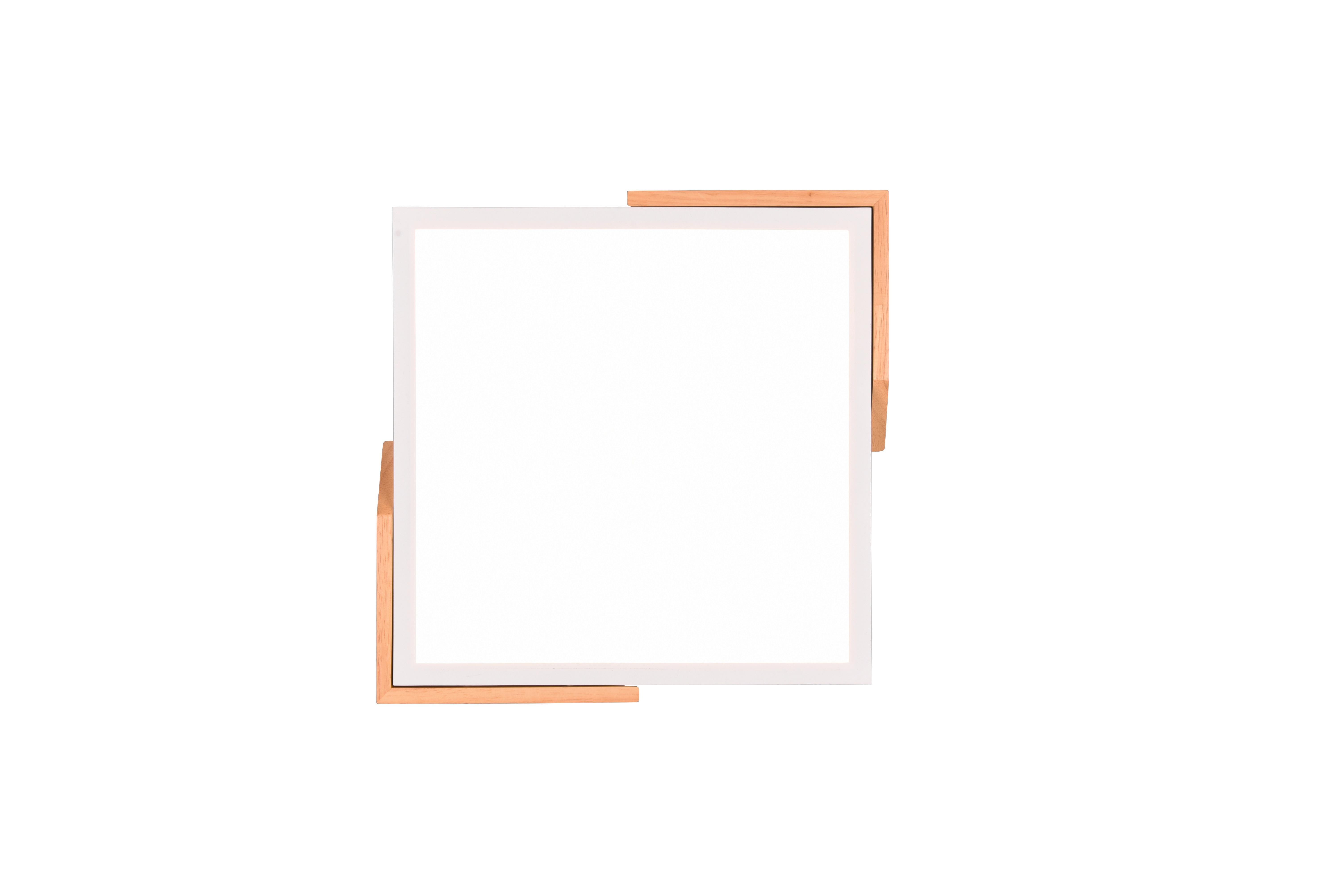 LED-Deckenleuchte R67191131  Meta - Weiß, Natur, Holz/Kunststoff (31,5/31,5/3,5cm)