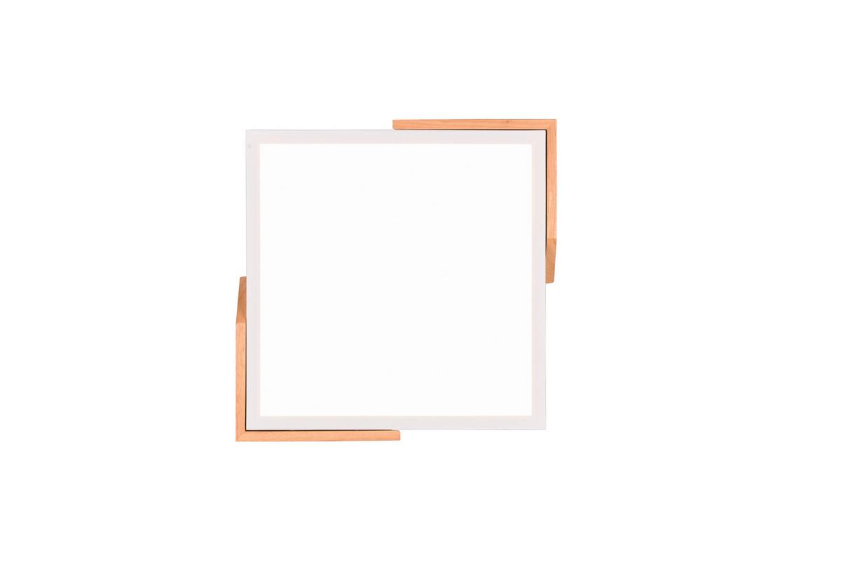 LED-Deckenleuchte R67191131  Meta - Weiß, Natur, Holz/Kunststoff (31,5/31,5/3,5cm)