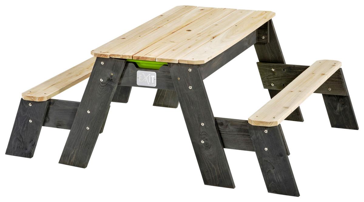 Sand- und Wassertisch Exit LxBxH: 120x94x50 cm Grau - Grau, KONVENTIONELL, Holz (120/94/50cm) - EXIT Toys