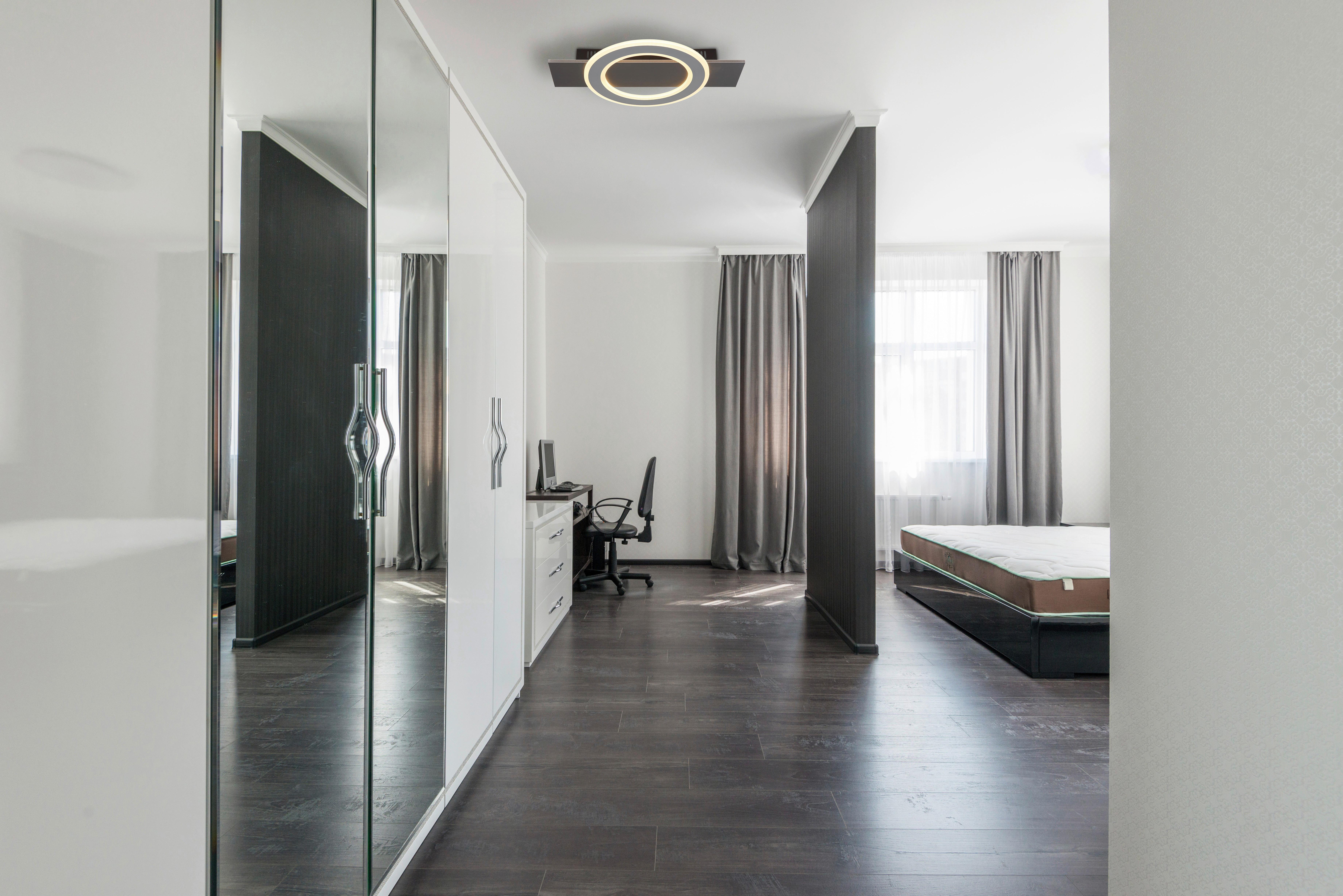 LED-Deckenleuchte 48034-18 Jayden - Anthrazit/Opal, Design, Kunststoff/Metall (44/29/5,5cm) - Globo