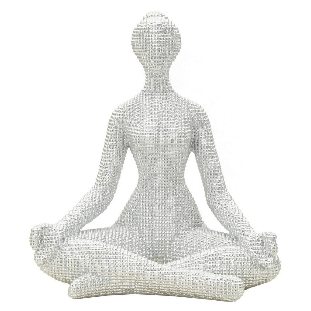 SKULPTUR Kunststoff, Weiß