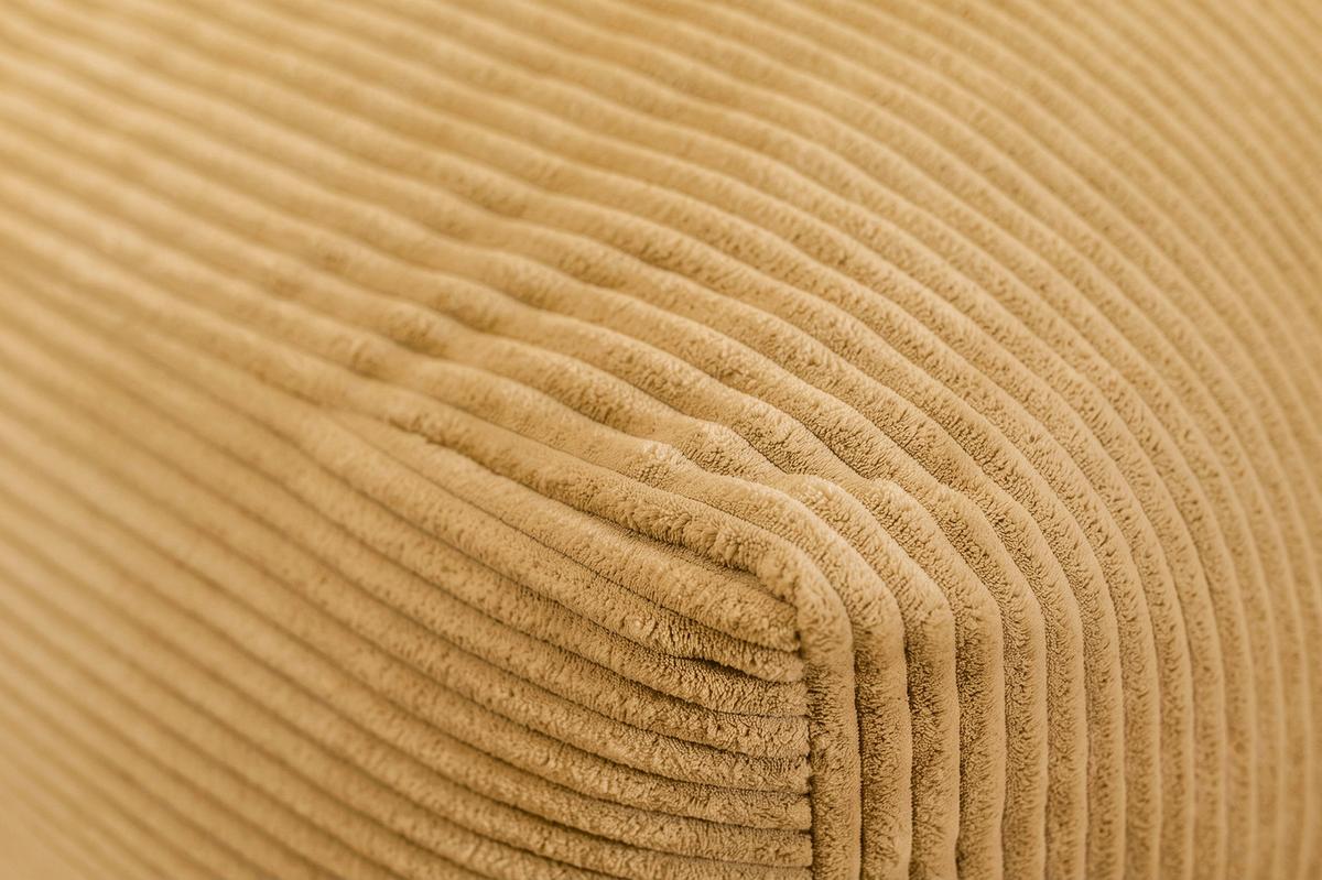Sitzsack Luno Cord gelb, Indoor, B: 70cm - Gelb, Basics, Textil (70/70/100cm)