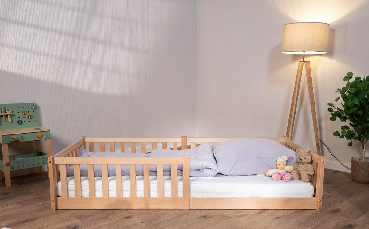 Hausbett Buche, B/h/t: 90x200x161cm - Buchefarben, Basics, Holz (90/200/161cm) - tiSsi