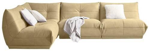 Ecksofa Giselle Beige S: 210x315 Cm - Beige, Trend, Textil (210/315cm) - Livetastic