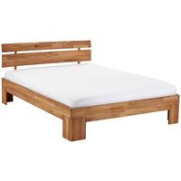 Futonbett Echtholz Massiv 160x200 Malu, Eiche - Eichefarben, Natur, Holz (160/200cm)