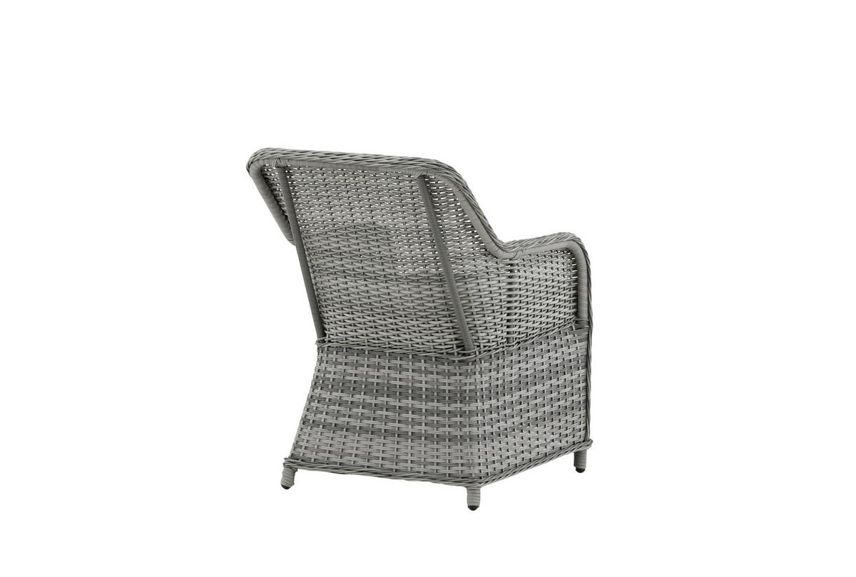Gartenstuhl-Set Vikelund - Grau, KONVENTIONELL, Textil/Metall (65/92/75cm) - Gardenson