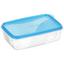 Frischhaltebox 0,5 Liter - Blau/Rot, KONVENTIONELL, Kunststoff (10/5/15cm) Frischhaltebox 0,5 Liter - Blau/Rot, KONVENTIONELL, Kunststoff (10/5/15cm)
