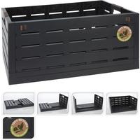 Klappbox Kunststoff Anthrazit 59x38x27,5 cm Faltbar - Anthrazit, Basics, Kunststoff (59/38/27,5cm)