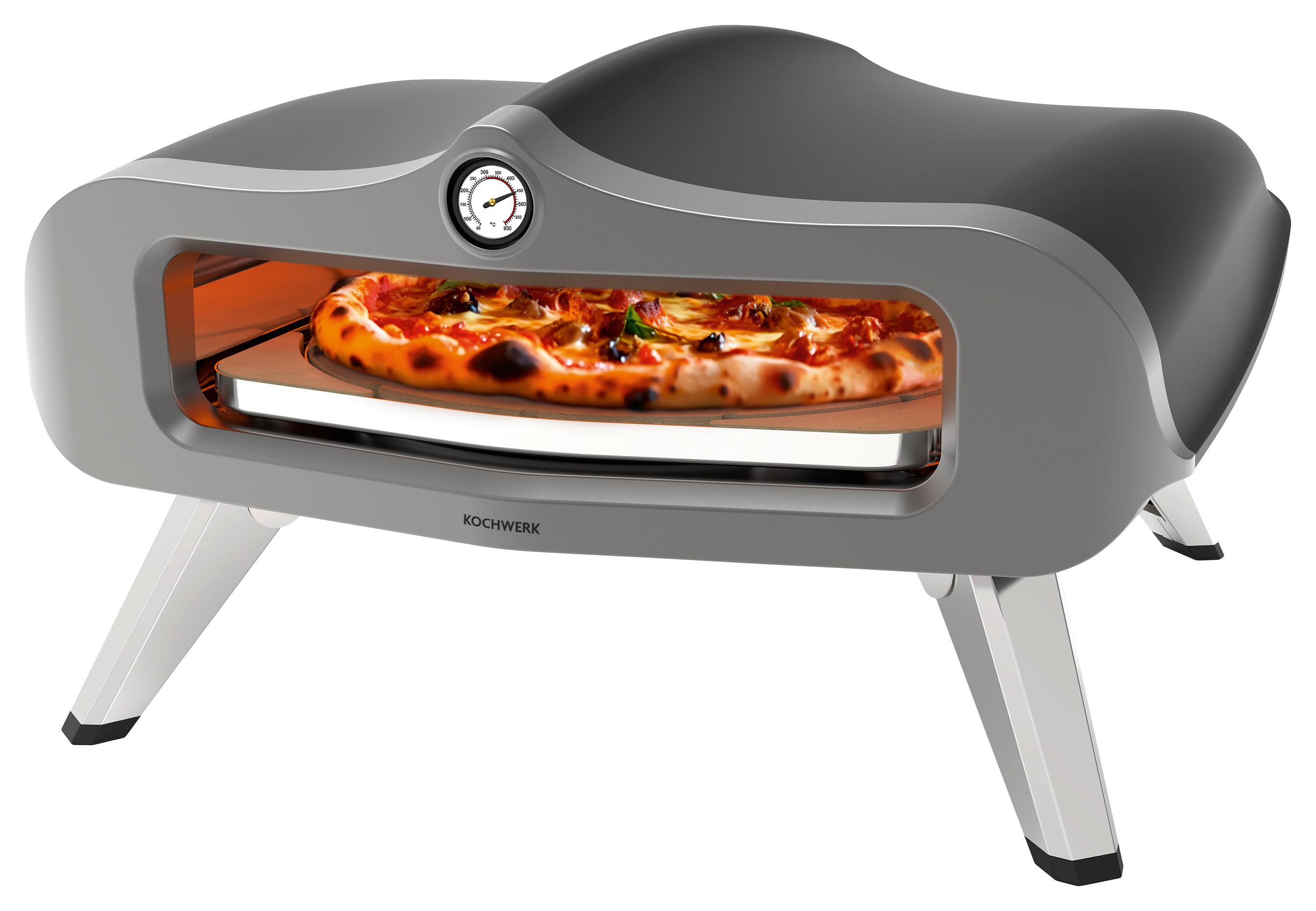 Pizzaofen Rach's Kochwerk - Silberfarben/Schwarz, LIFESTYLE, Metall (64/56/32cm)