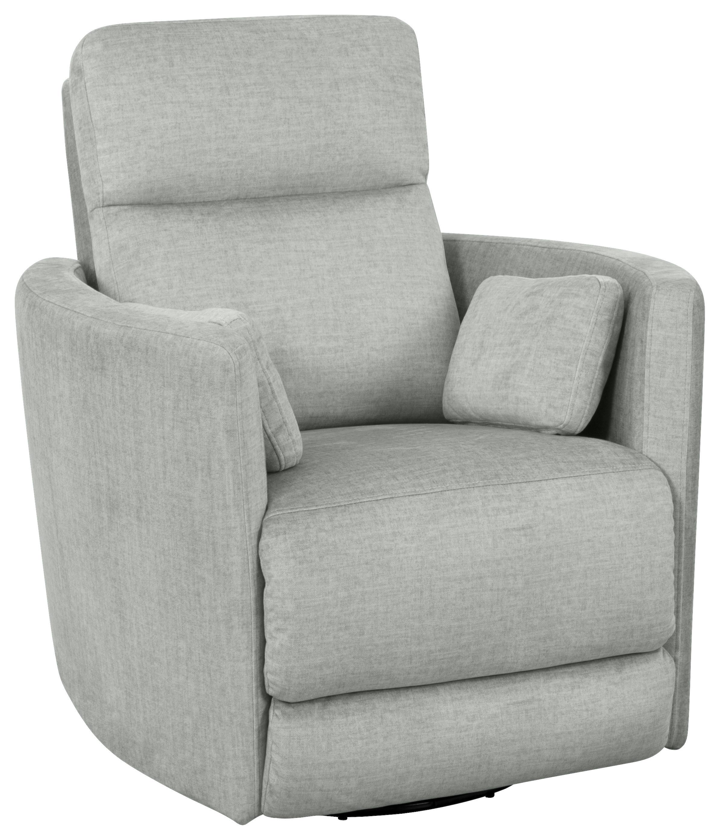 Fernsehsessel Swive Grau B: 91,4 cm - Schwarz/Grau, MODERN, Textil (91,4/101,6/96,5cm) - Livetastic