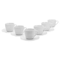Kávová souprava 12- dílna - bílá, Basics, keramika - Creatable