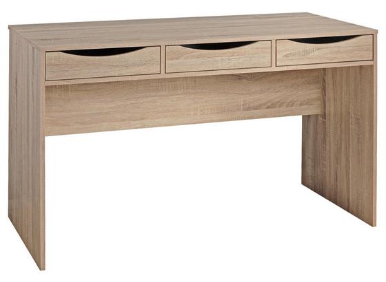 Schreibtisch mit Stauraum B 120cm H 75cm Samo, Eiche - Sonoma Eiche, MODERN, Holzwerkstoff (120/75/55cm) - Livetastic Schreibtisch mit Stauraum B 120cm H 75cm Samo, Eiche - Sonoma Eiche, MODERN, Holzwerkstoff (120/75/55cm) - Livetastic