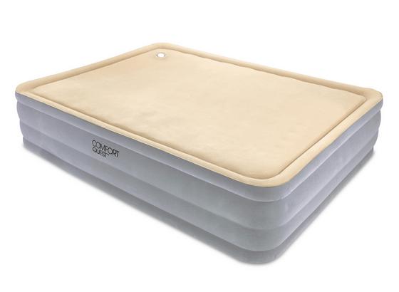 Luftbett Foamtop Comfort Queen 67486 - Beige/Grau, KONVENTIONELL, Kunststoff (203/152/46cm) - Bestway Luftbett Foamtop Comfort Queen 67486 - Beige/Grau, KONVENTIONELL, Kunststoff (203/152/46cm) - Bestway