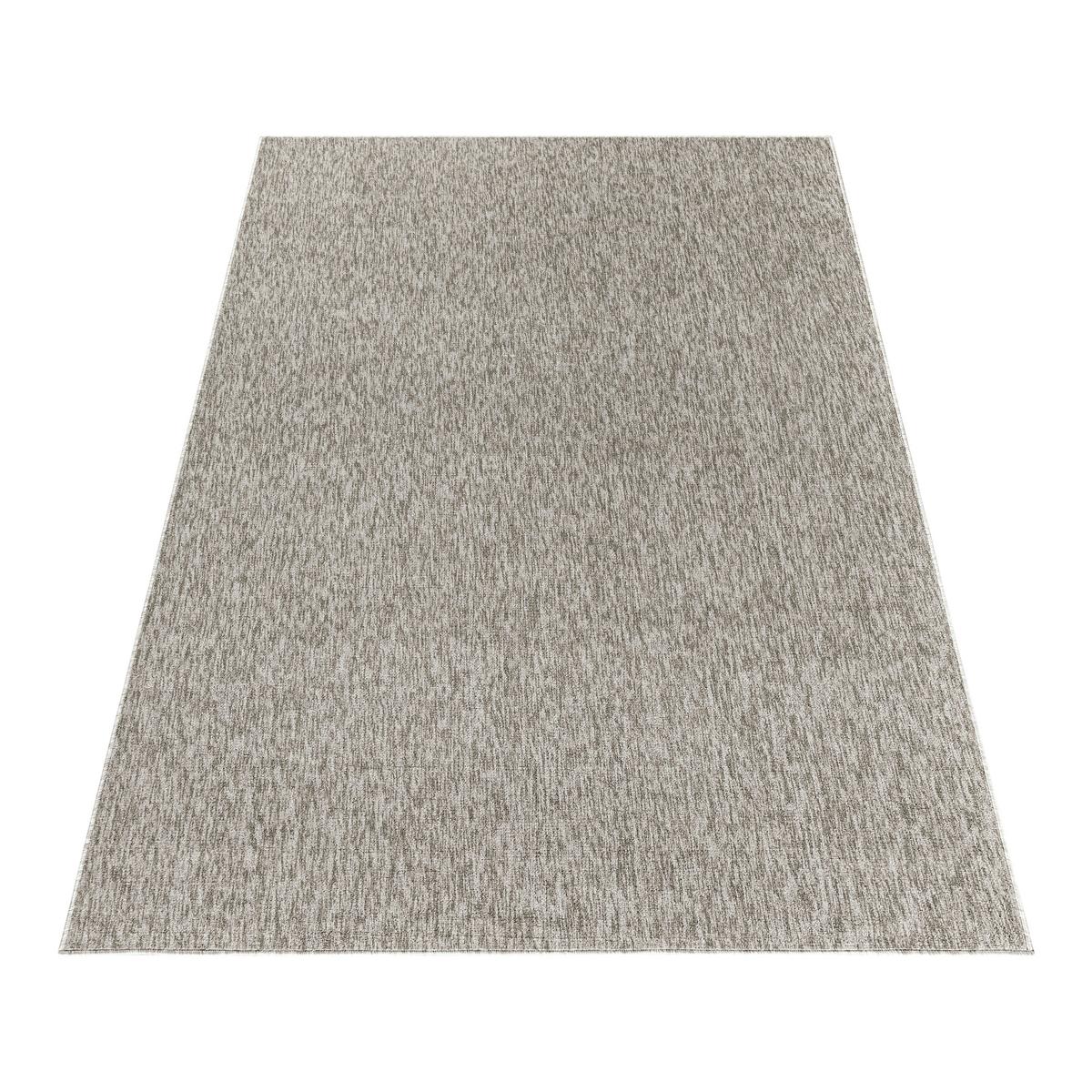Webteppich Beige Naturfaser Nizza 240x340 cm - Beige, KONVENTIONELL, Textil (240/340cm)