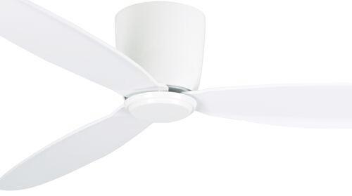 Deckenventilator Airfusion Radar Weiß 3-Flügel, Led - Weiß, Basics, Holzwerkstoff/Kunststoff (132/19cm) - P & B