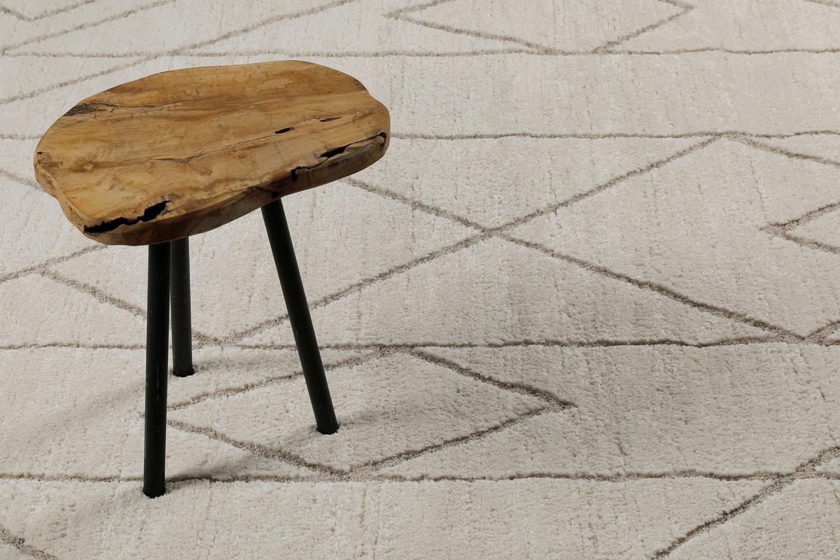 Webteppich Pelle Olsson Beige 160x230 Cm - Beige, Design, Textil (160/230cm) - WECON HOME